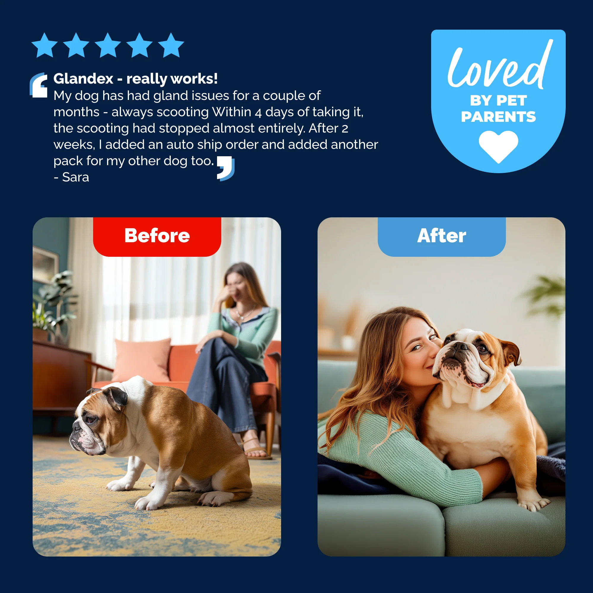 Glandex® Advanced Vet Strength Anal Gland Health Soft Chews for Dogs - Image 7