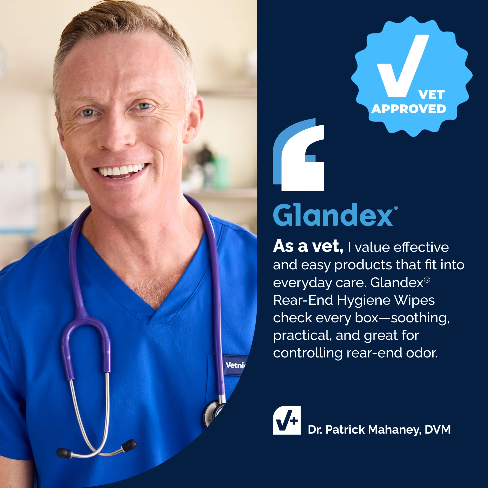 Glandex® Rear-End Hygiene Wipes for Dogs & Cats - Image 6